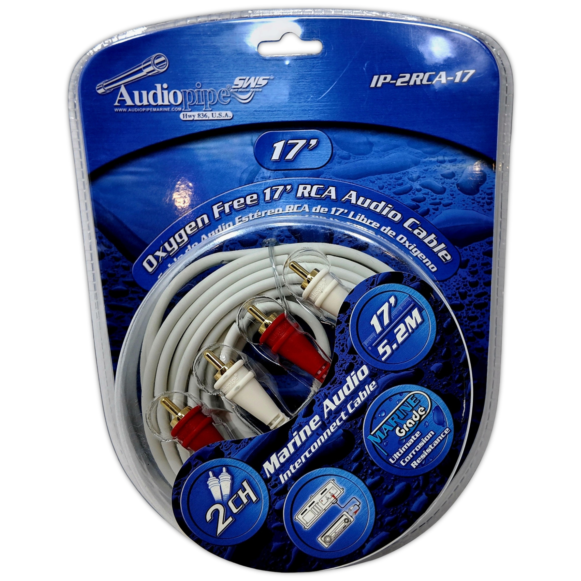 Foto 1 | Cable Rca Marino Audiopipe Ip2rca17 5.2 Metros Libre Oxigeno