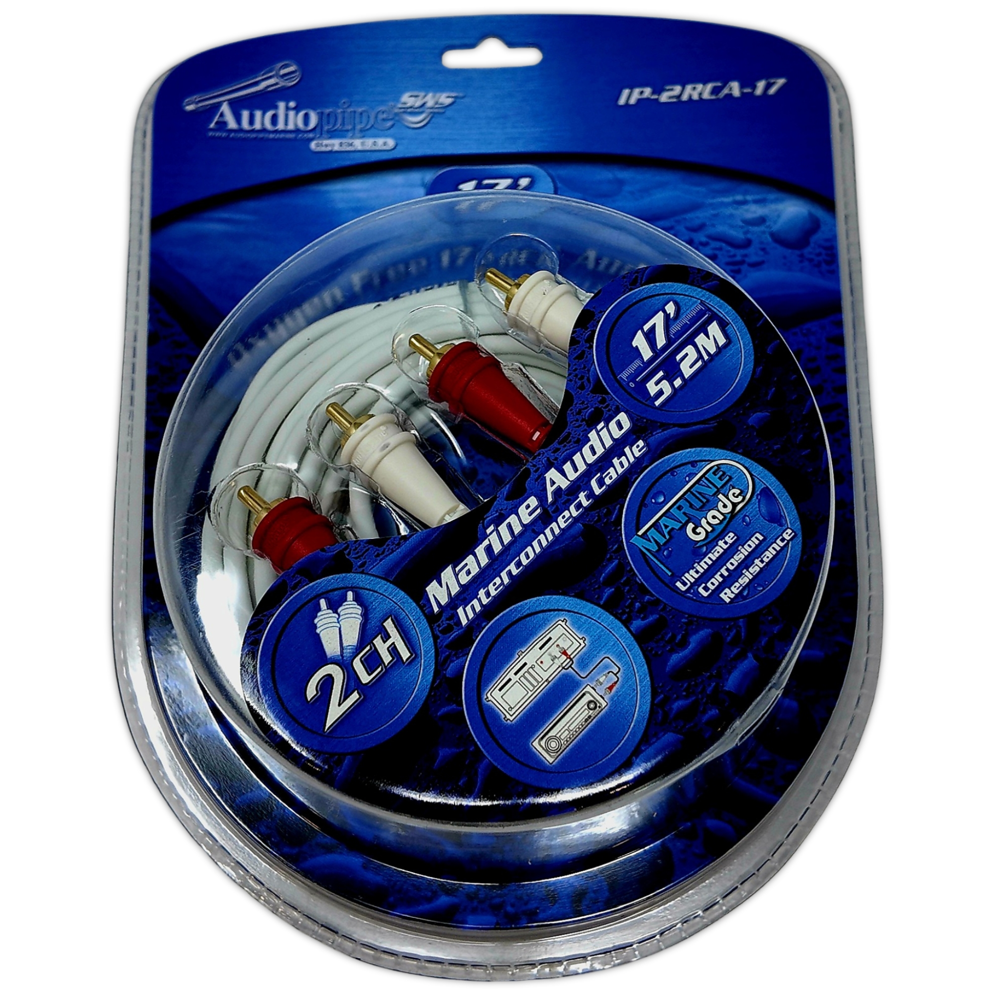 Foto 2 | Cable Rca Marino Audiopipe Ip2rca17 5.2 Metros Libre Oxigeno