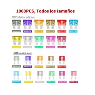 Foto 3 | Kit 1000 Piezas Fusibles Automotriz Eo Safe Imports Esi-9573 Multicolor