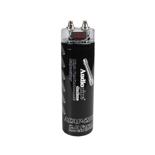 Capacitor para Amplificador 2 Faradios Audiopipe ACAP2000