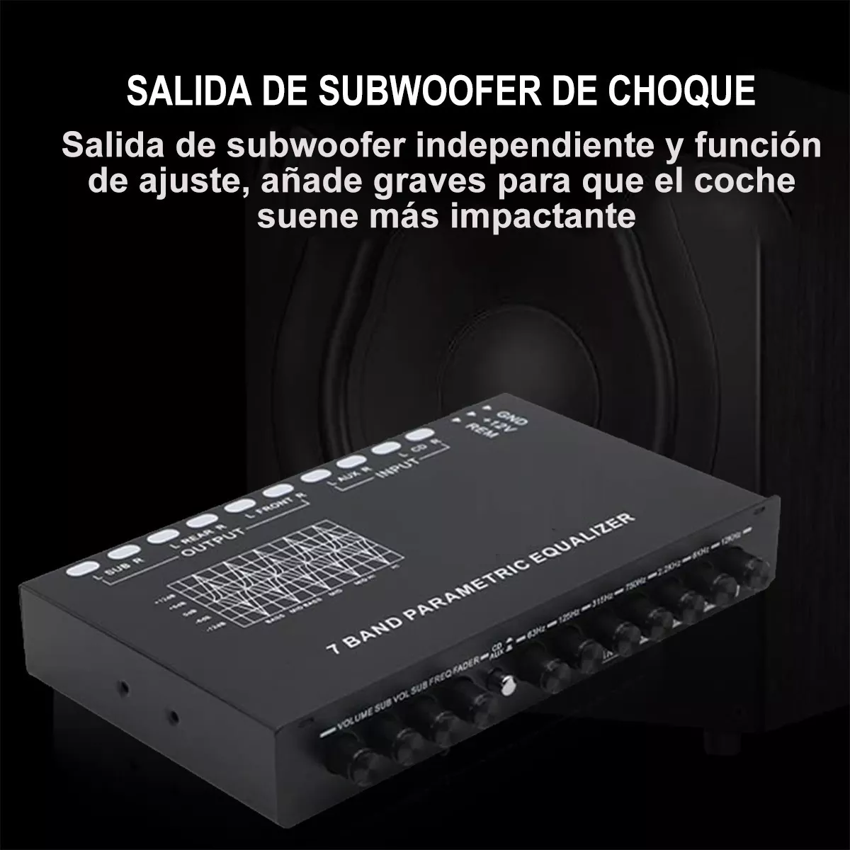 Foto 4 pulgar | Ecualizador de 7 Bandas Eo Safe Imports Esi-6598 color Negro