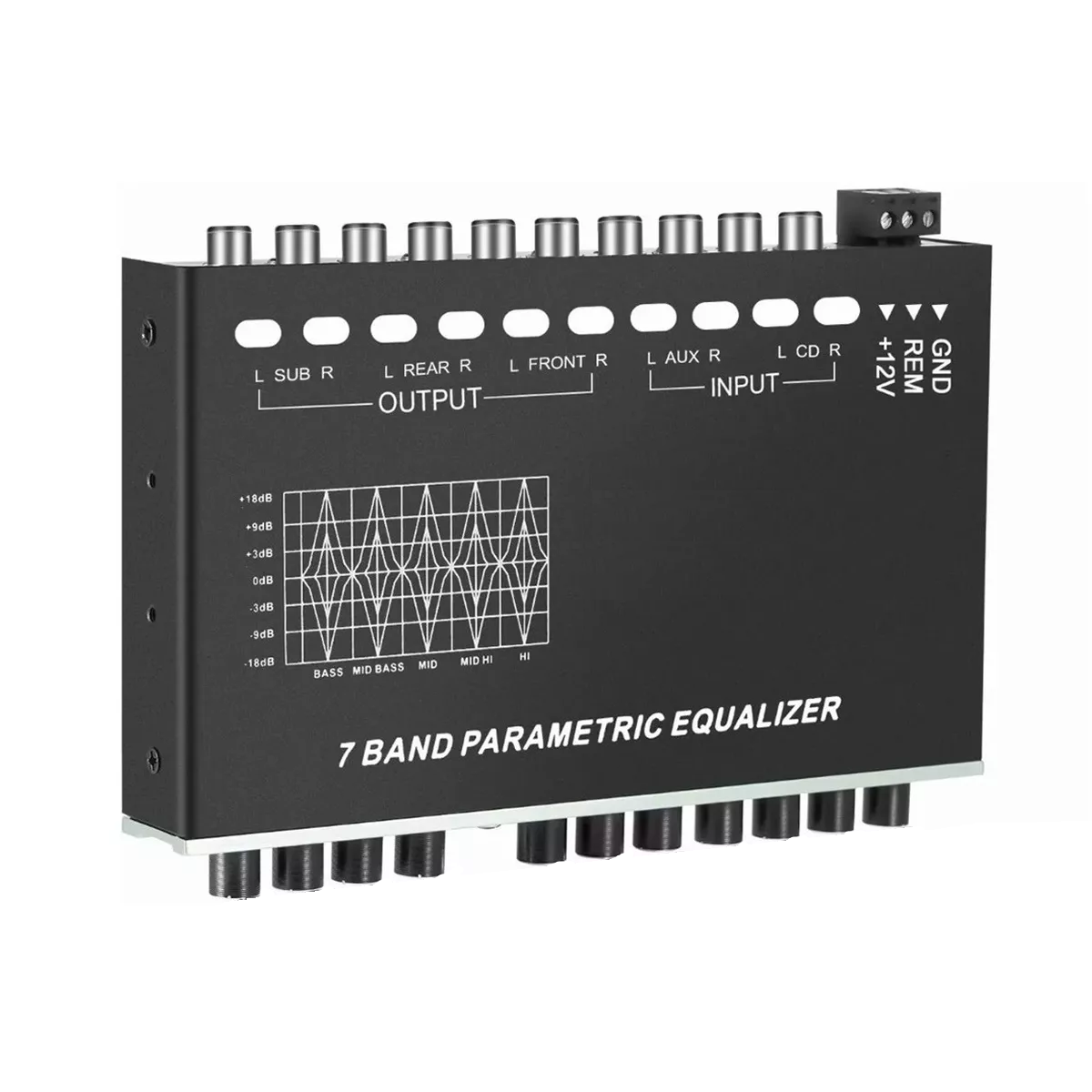 Foto 1 | Ecualizador de Coche Ecualizador de 7 Bandas Eo Safe Imports Esi-6600 color Negro