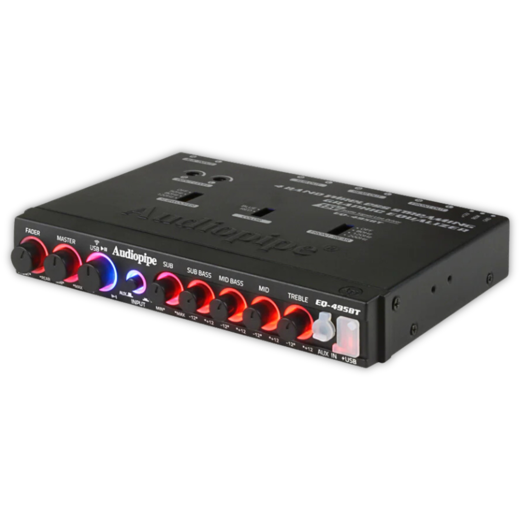 Foto 4 pulgar | Ecualizador 4 Bandas Con Usb Aux Bluetooth Audiopipe Eq495bt