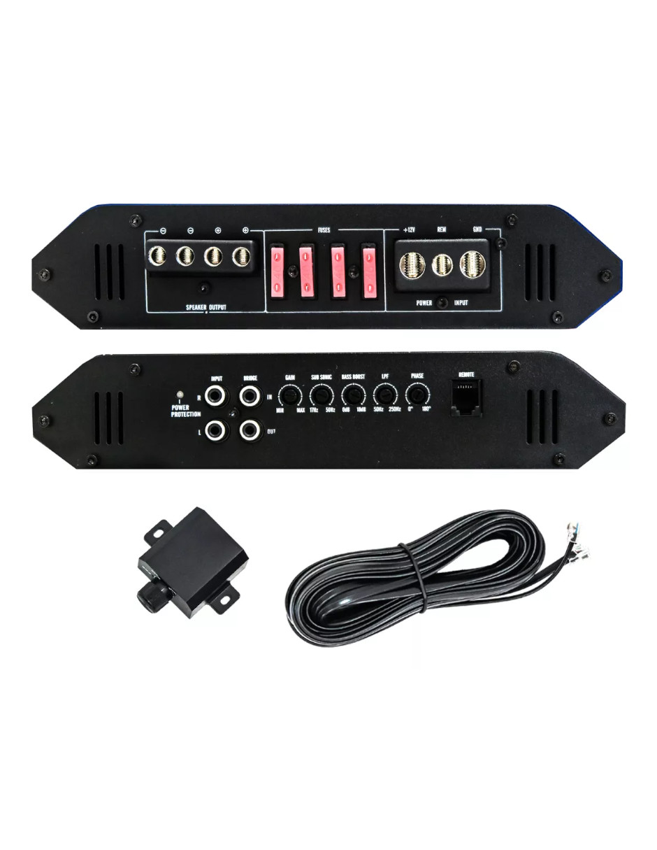 Foto 5 pulgar | Amplificador Clase D 1 Canal 5000w Audiobahn Ultra1d.rd
