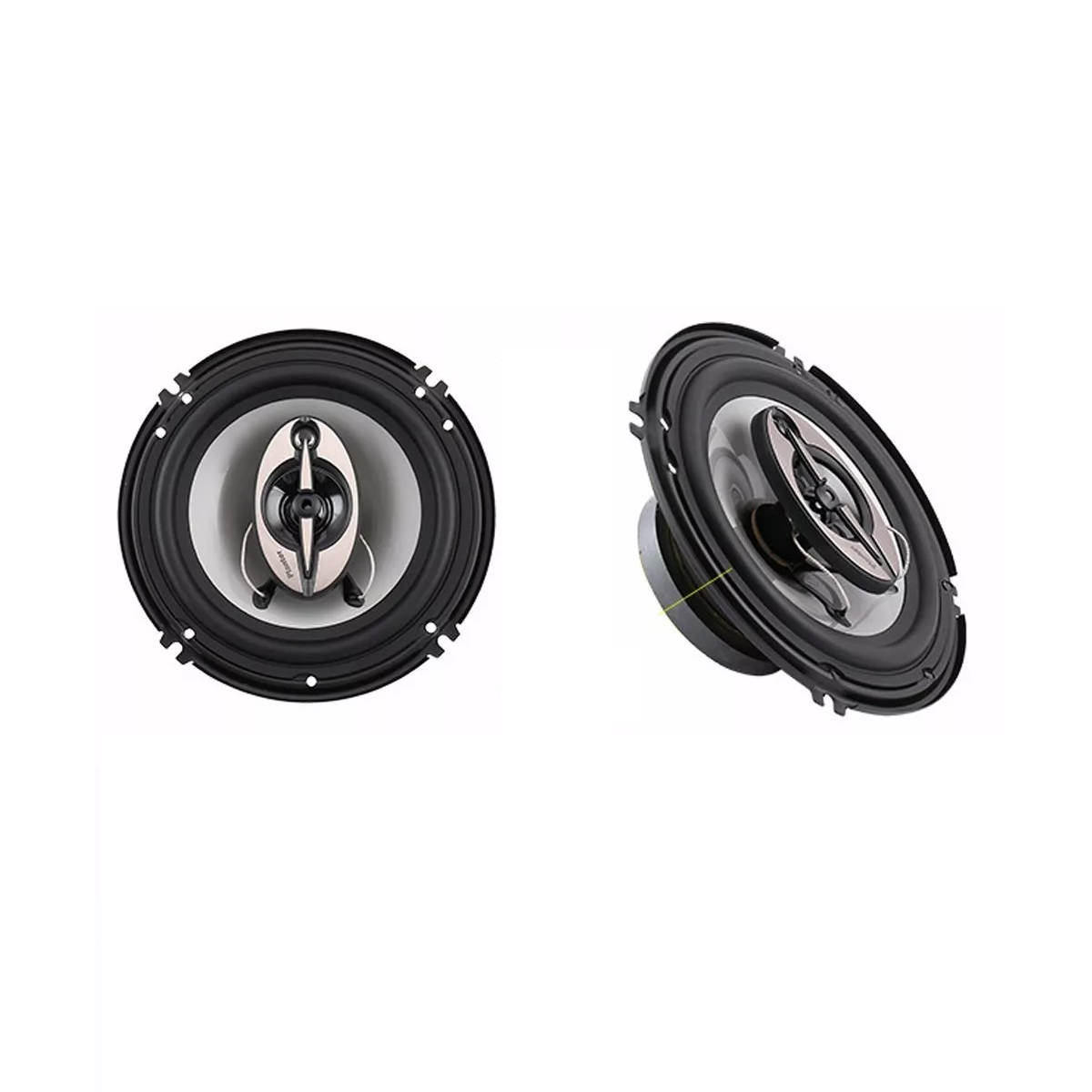 Juego De Bocinas Coaxial 4 -way 6.5 Alta Sensibilidad Eo Safe Imports Esi-4787 color Negro