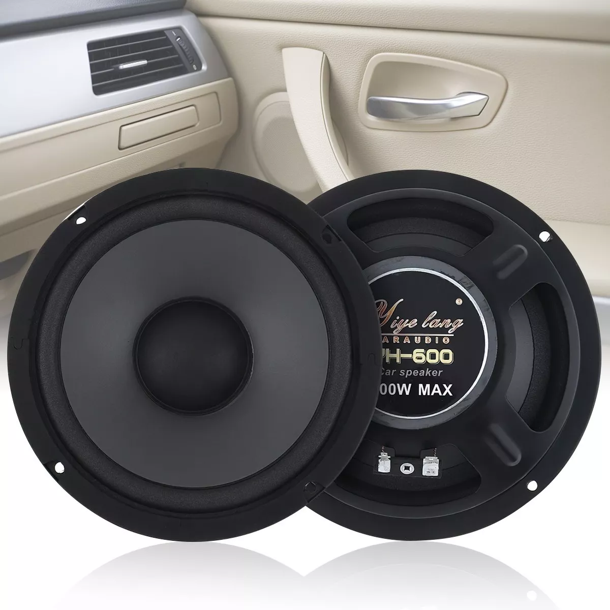 Foto 4 pulgar | Juego Bocinas Carro 6.5 Pulgadas 600w Speakers Eo Safe Imports Esi-4781 color Negro