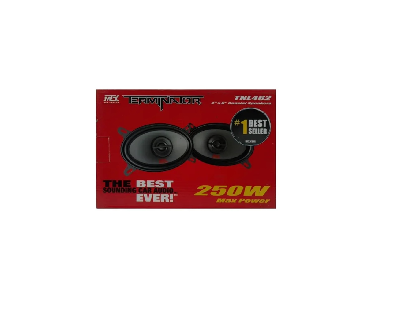 Bocinas Coaxiales 2 Vías 4x6'' 60 Watts Rms 4 Ohms color Negro Tnl462