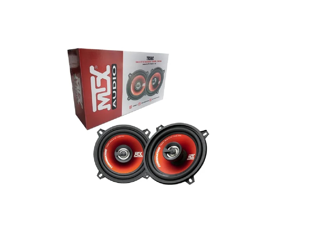 Foto 1 | Bocinas Coaxiales de 2 Vías MTX Audio TR50C 5-1/4 Pulgadas 220 Watts color Negro