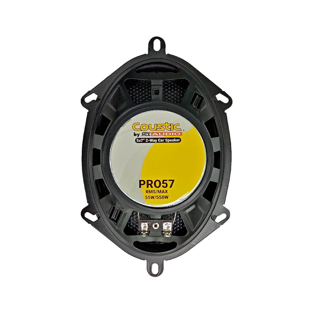 Foto 4 pulgar | Bocinas Coaxiales Coustic Pro57 550 Watts 5x7 Pulgadas 4 Ohms 2 Vías