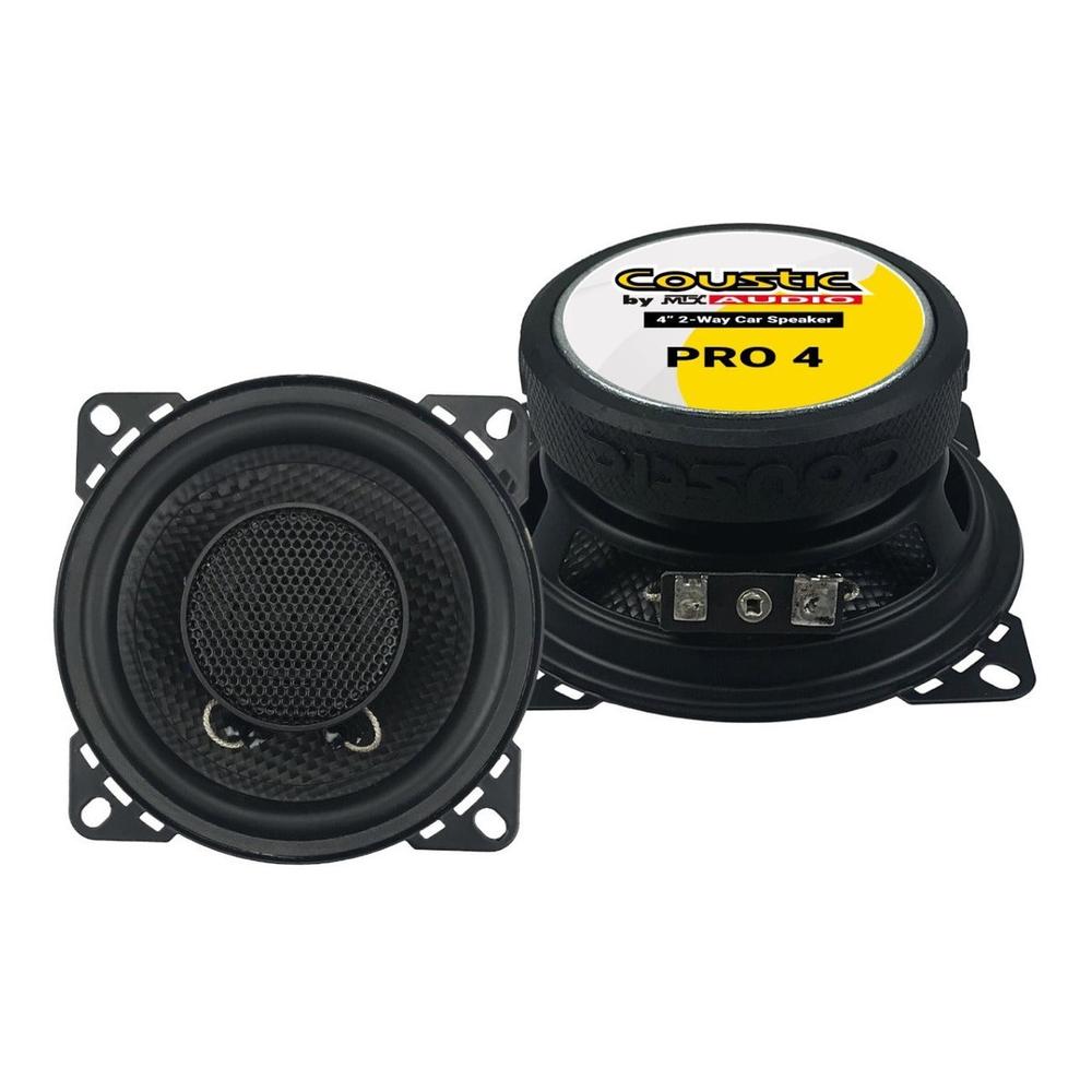 Foto 3 pulgar | Bocinas Coaxiales Coustic Pro4 4 Pulgadas 420 Watts 4 Ohms 2 Vías