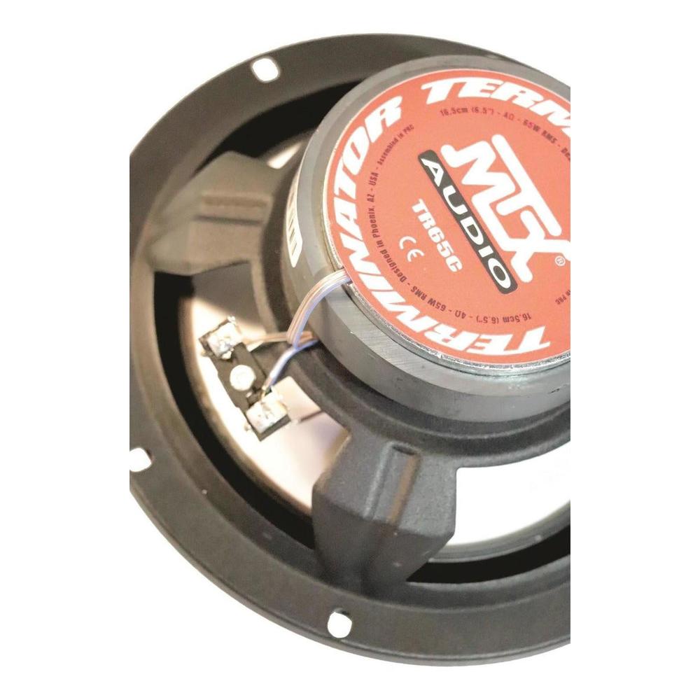 Foto 5 | Bocinas Coaxiales MTX Audio TR65C color Rojo 6.5 Pulgadas 260 Watts 4 Ohms