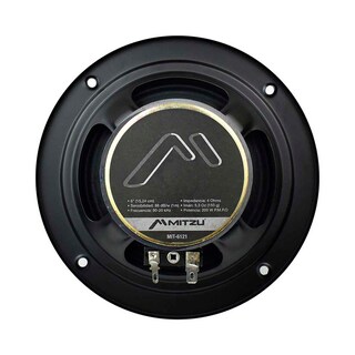 Foto 2 | Juego Bocinas para Auto 6 1/2 Mitzu MIT-6121 color Negro 200wpmpo 1 Vía