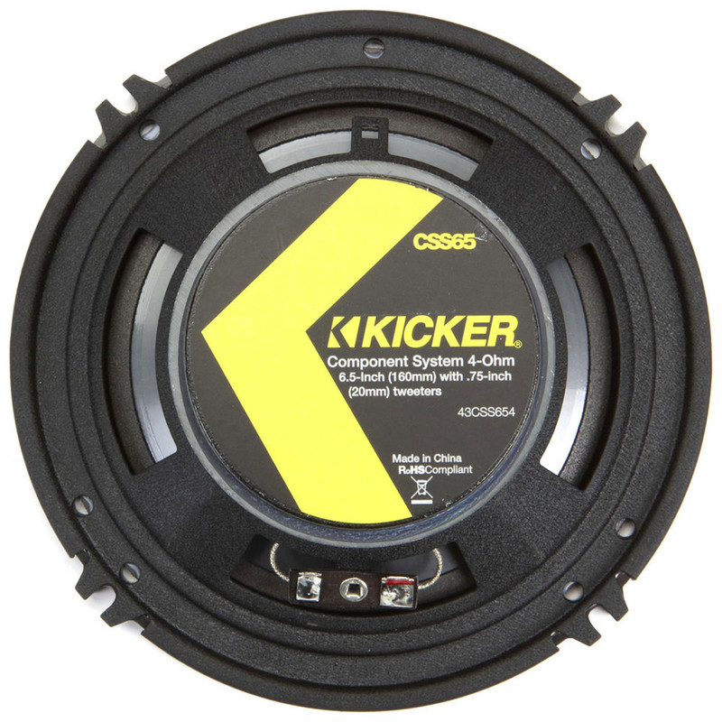 Foto 4 pulgar | Set de Medios Kicker CSS65 color Negro 6.5 ''