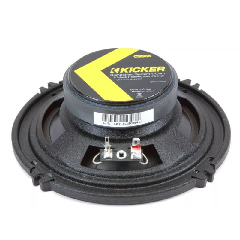 Foto 5 pulgar | Set de Medios Kicker CSS65 color Negro 6.5 ''
