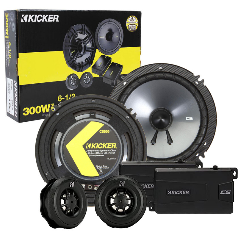 Foto 9 pulgar | Set de Medios Kicker CSS65 color Negro 6.5 ''