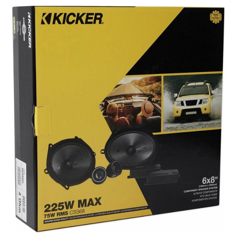 Foto 9 pulgar | Set de Bocinas Kicker Css68
