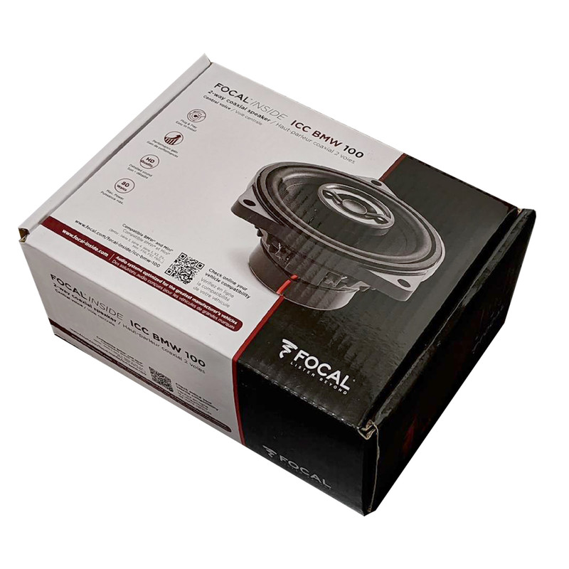 Foto 5 | Bocinas Focal ICC BMW 100 color Negro Kit Coaxial 2 Vias Plug & Play