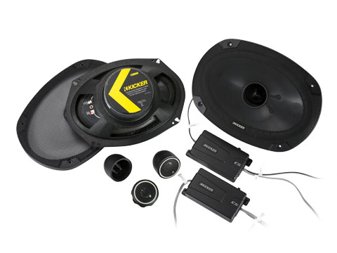 Set de Medios Kicker 6x9 Kss690 2 Medios 2 Tweeter 2 Crossover + Adaptadores