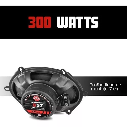 Foto 2 | Set de Bocinas Coaxiales DB Drive S57