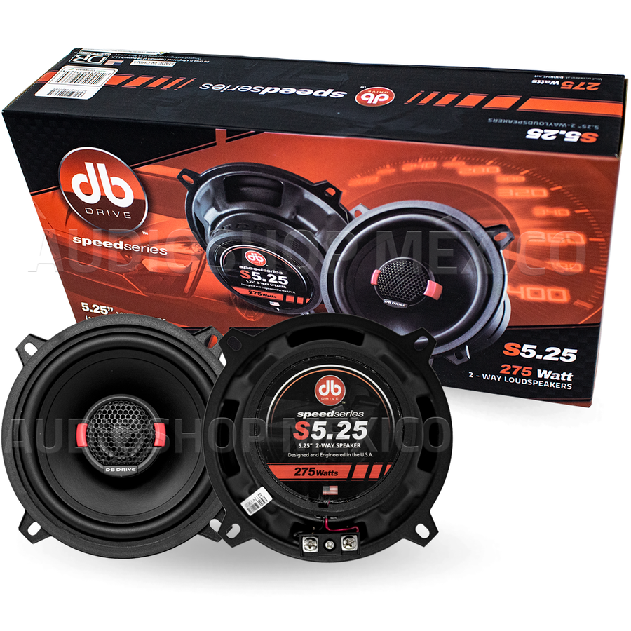 Foto 6 pulgar | Set de Bocinas Coaxiales DB Drive S5.25 275W Máx