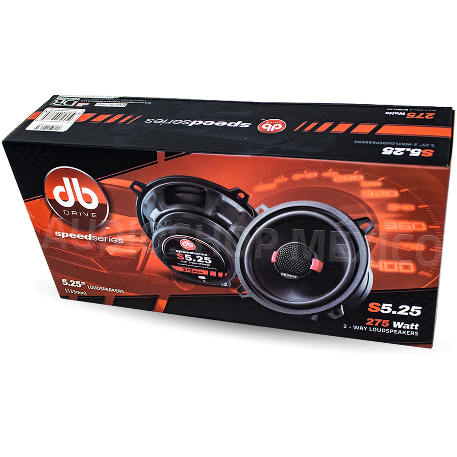 Foto 7 pulgar | Set de Bocinas Coaxiales DB Drive S5.25 275W Máx