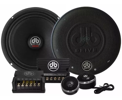 Foto 2 pulgar | Set de Medios DB Drive WDX65C color Negro 6.5'' - 2 Medios 2 Tweeters 2 Crossover
