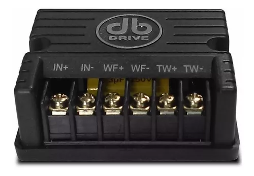 Foto 4 pulgar | Set de Medios DB Drive WDX65C color Negro 6.5'' - 2 Medios 2 Tweeters 2 Crossover