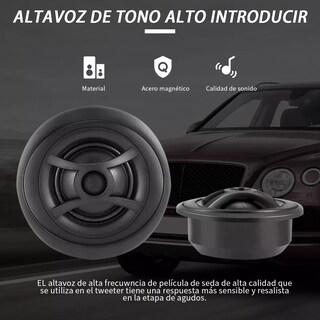 Foto 5 | Set de Medios 6.5 Pulgadas Coaxial Bocinas para Auto 8 Piezas Eo Safe Imports Esi-8603 color Negro