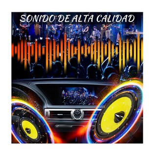 Foto 4 | Altavoz Belug para Auto color Negro 2 Piezas