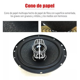 Foto 2 | Set 2pcs Bocinas 6.5in Coaxial Para Carro Auto 4 Vías Audio Eo Safe Imports Esi-9490 Negro