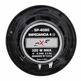 Foto 2 | Bocinas DXR Radox 4 Pulgadas 2 Vías 320W Pmpo Bobina 3/4'' Impedancia 4 Ohms