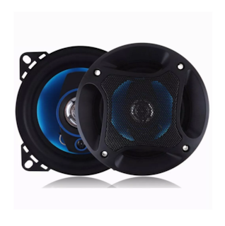 Foto 4 | Bocinas Banda Dual Altavoces Belug Negro con Azul 1 Par
