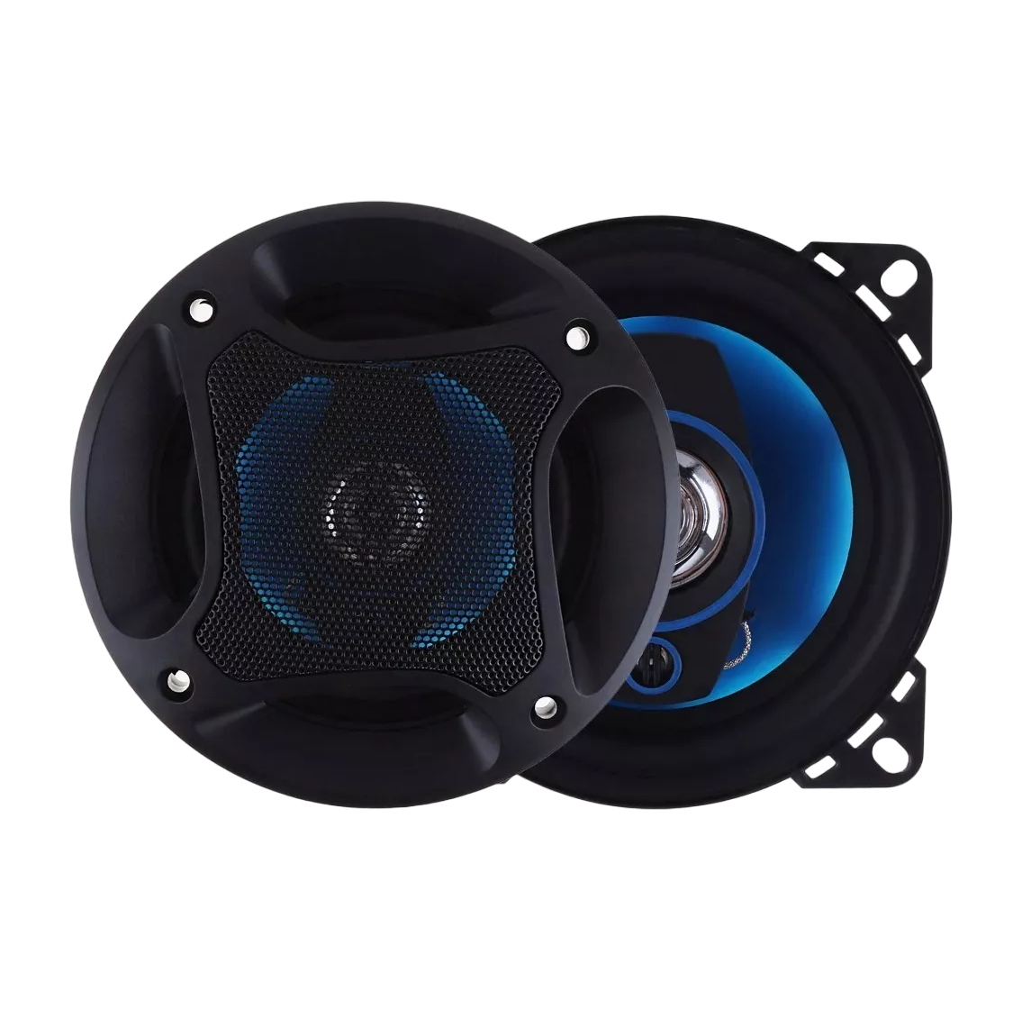 Foto 1 | Bocinas Banda Dual Altavoces Lab.G Negro con Azul 1 Par