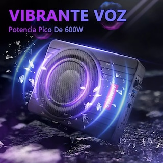 Foto 3 | Bocina Subwoofer Amplificador 10 In 600 w para Auto Eo Safe Imports Esi-10901 Negro