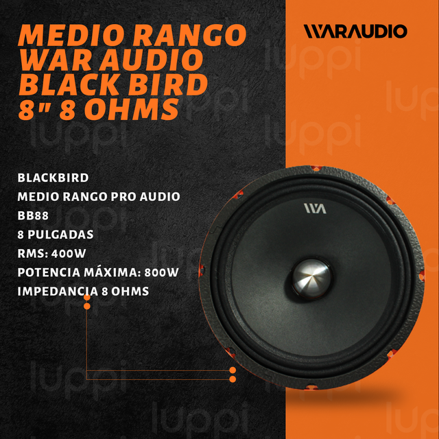 Foto 2 | Bocinas War Audio de 800 W 2 Piezas