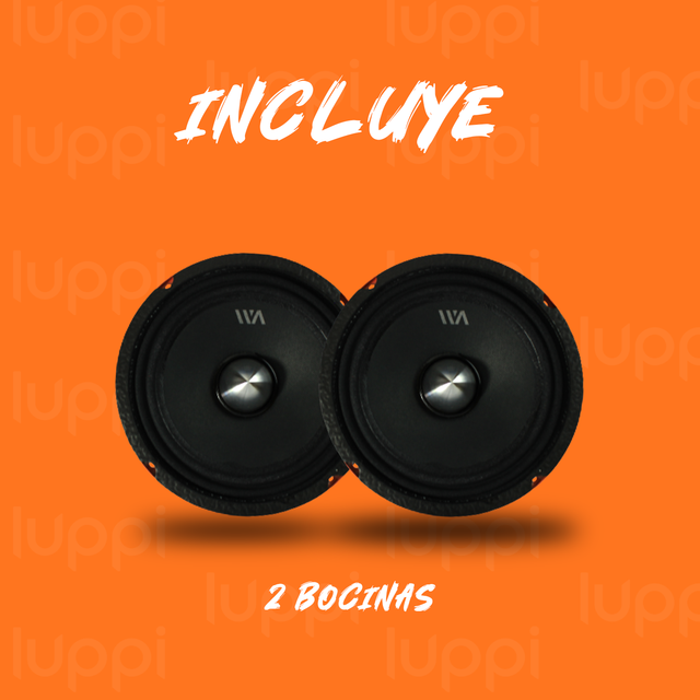 Foto 5 pulgar | Bocinas War Audio Bh64bm de 500 W 2 Piezas