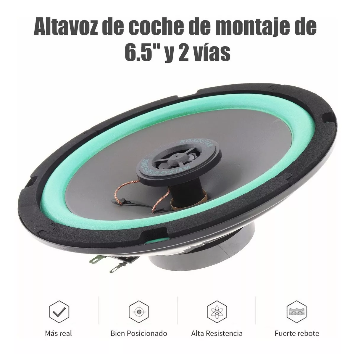 Foto 3 pulgar | Bocinas para Carros 6.5 Eo Safe Imports ESI-11721 Multicolor