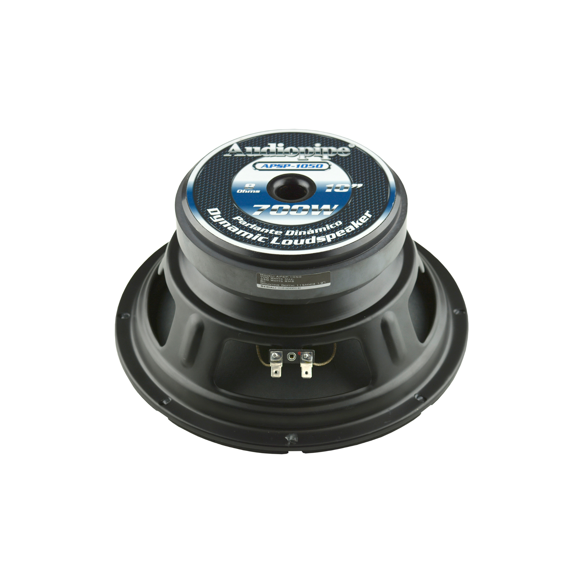 Foto 4 pulgar | Medio Rango De 10 Pulgadas 700 Watts Audiopipe Apsp1050