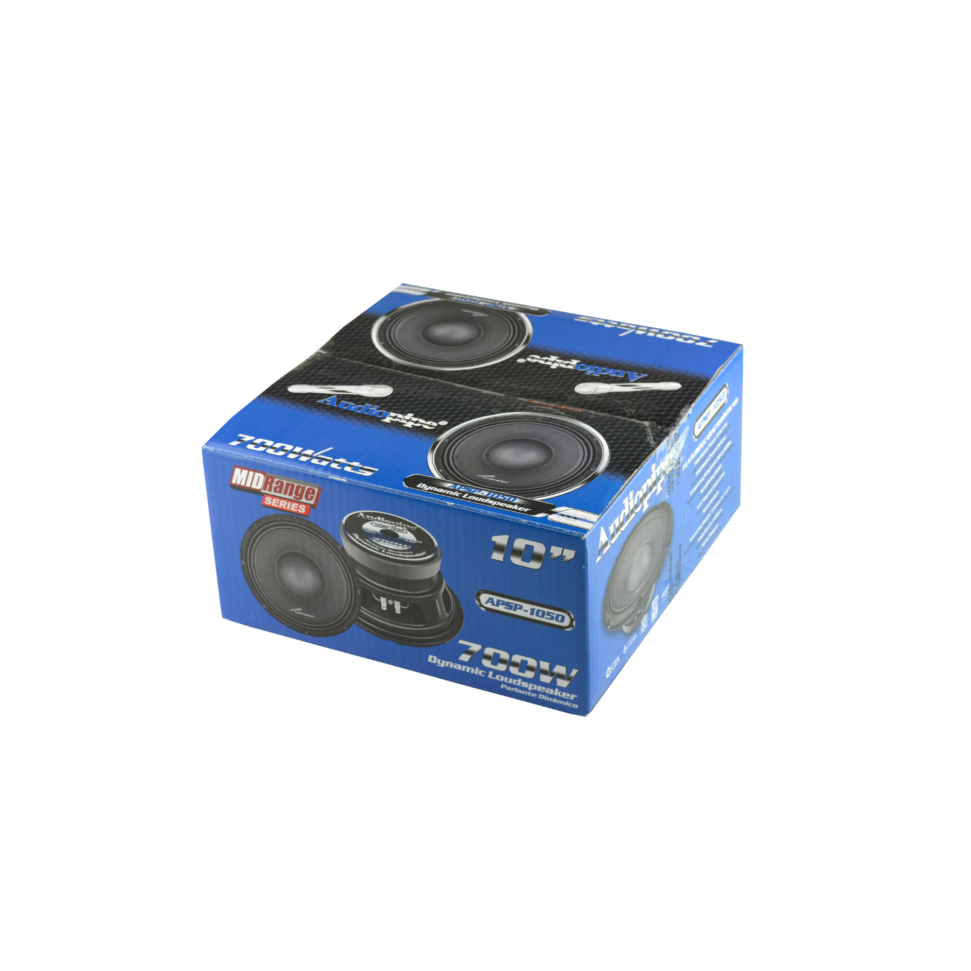 Foto 7 pulgar | Medio Rango De 10 Pulgadas 700 Watts Audiopipe Apsp1050