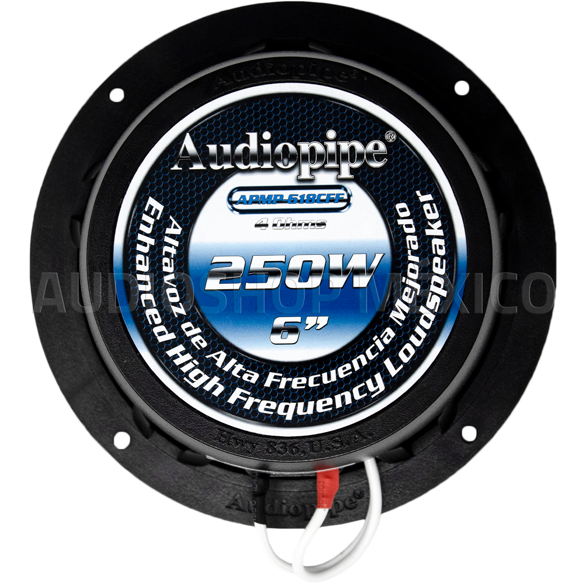 Foto 5 pulgar | Medio Rango 6 Pulgadas Marino Audiopipe Apmp618cff 250 Watts