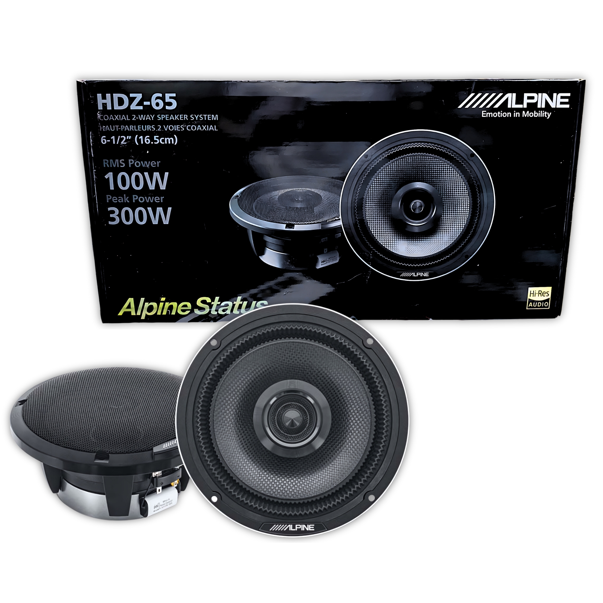 Foto 6 | Par De Bocinas Alpine Hdz-65 6.5 Plg Hi-res Audio 300 W Max