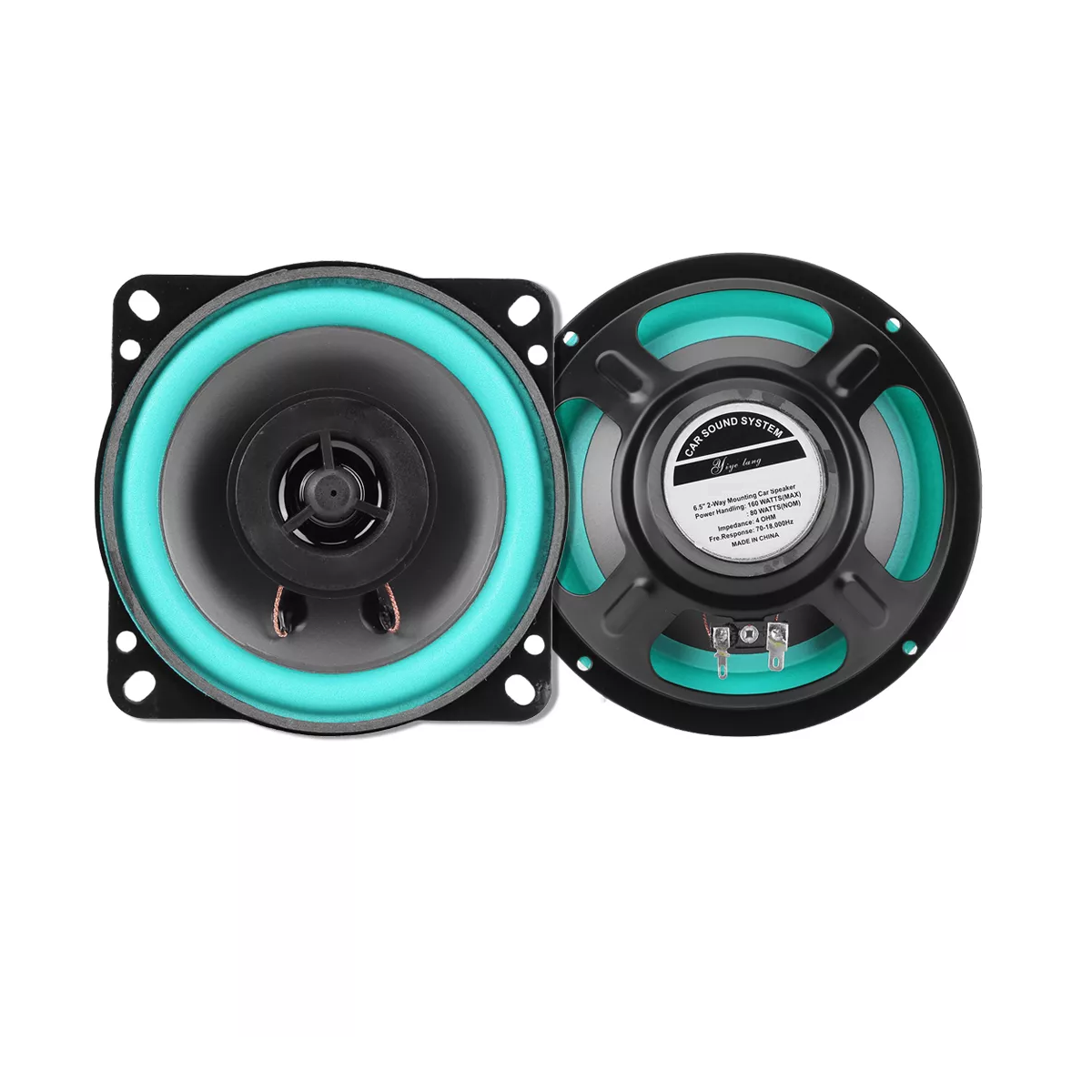 Foto 2 pulgar | Bocinas Coaxiales Audio 2 Vías Para Carro Auto 2pcs Eo Safe Imports  Esi-15976 Multicolor
