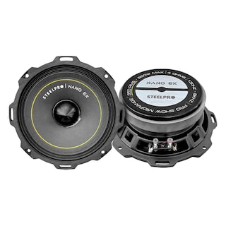 Foto 1 | Par de Medio Rango Nano 6.5 Pulgadas Open Show Alto SPL Steelpro