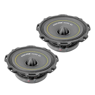 Foto 5 | Par de Medio Rango Nano 6.5 Pulgadas Open Show Alto SPL Steelpro