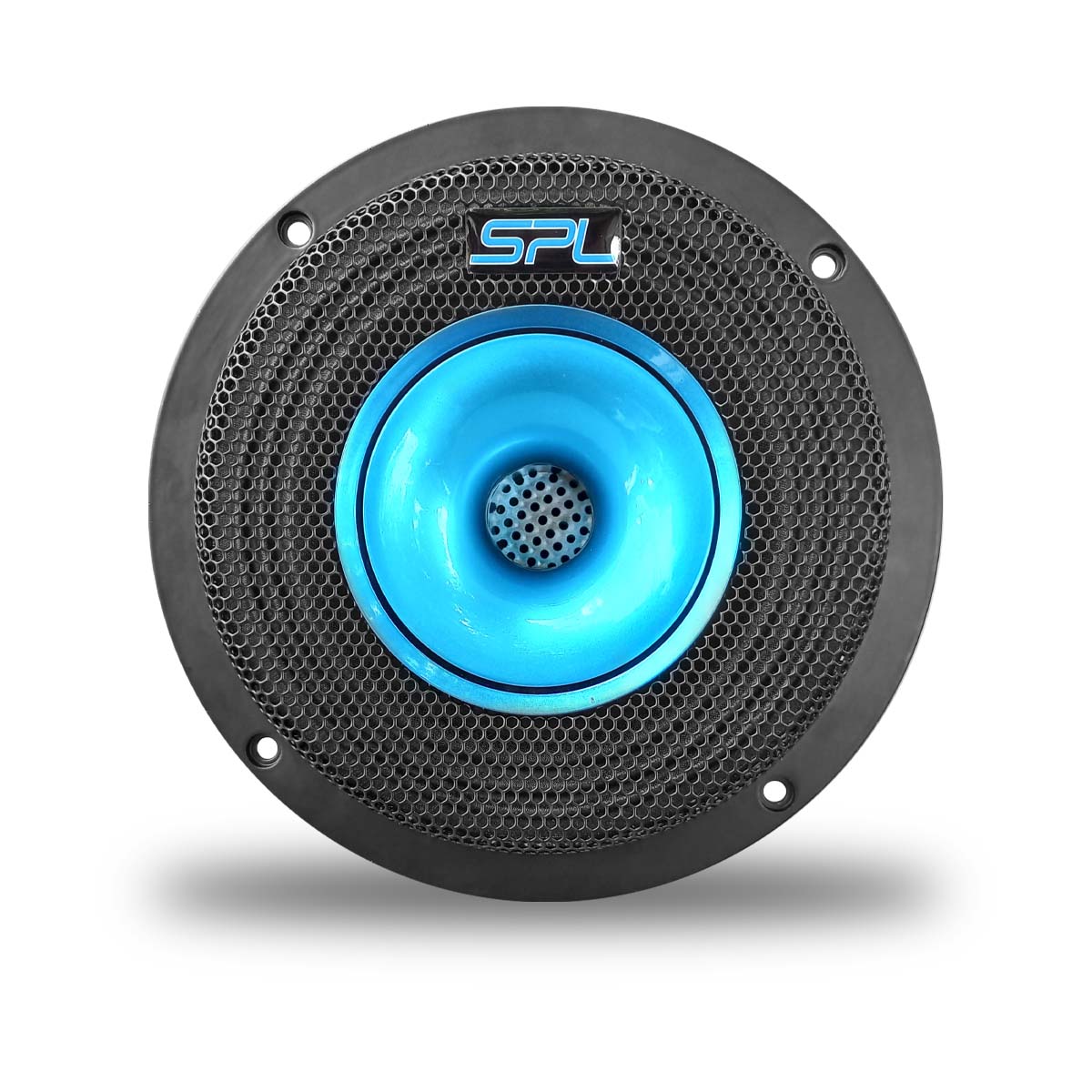 Bocina Coaxial 6.5 Potencia Max 1100w By Steelpro Color Negro Con Azul