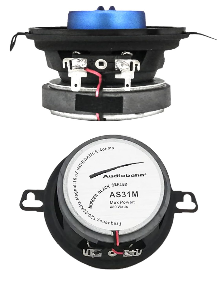 Foto 2 | Juego De Bocinas Audiobahn 3.5'' 2 Vías Para Auto As31m