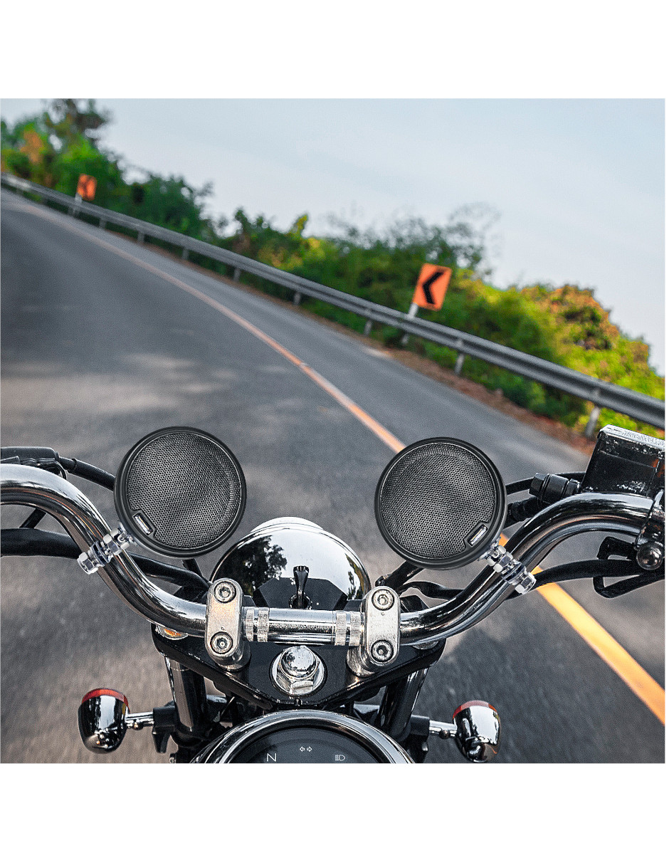 Foto 6 | Combo De Bocina, Amplificador Y Controlador Para Moto Audiobahn Amotobt