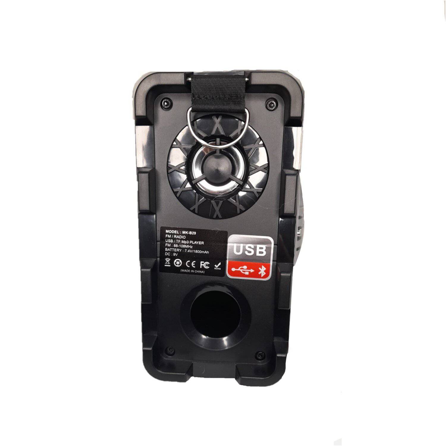 Foto 3 pulgar | Bocina Portátil con Conexión USB y Bluetooth - Venta Internacional
