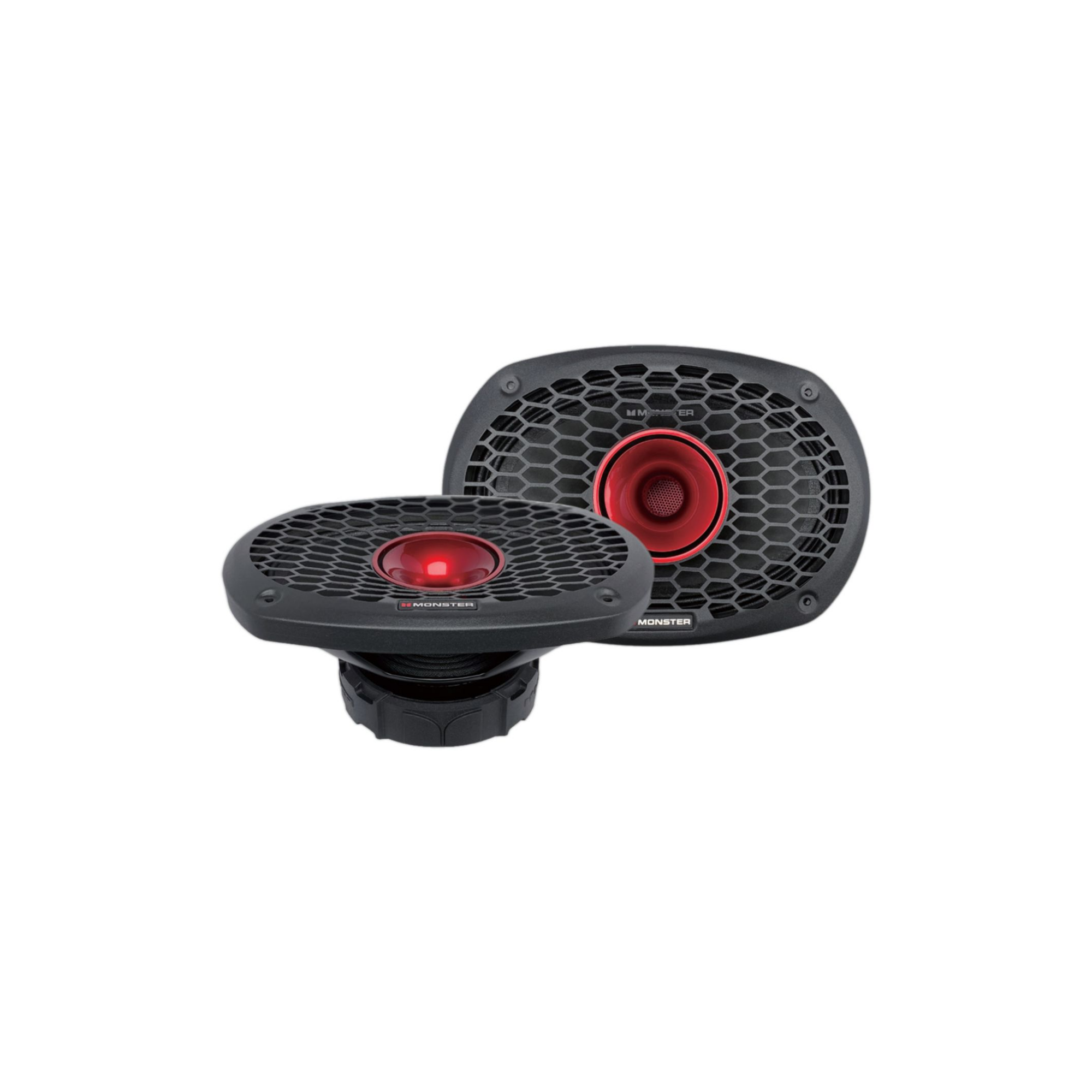 Foto 2 pulgar | Medio Rango Con Driver Monster Smd6903 6x9 Plg 1400 Watts
