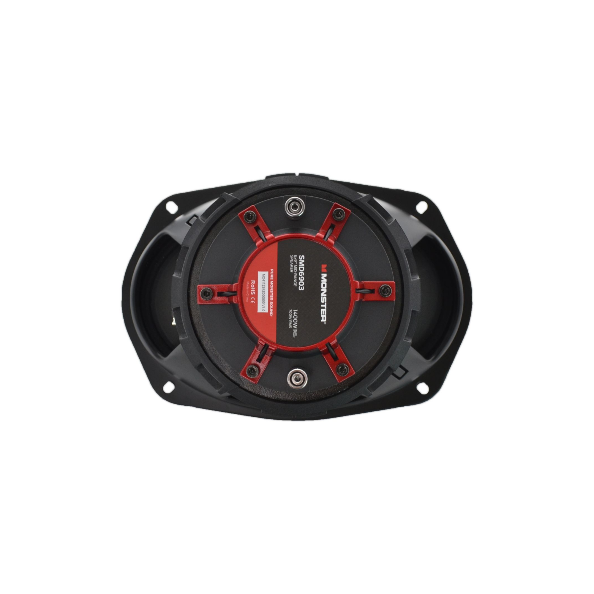 Foto 6 pulgar | Medio Rango Con Driver Monster Smd6903 6x9 Plg 1400 Watts